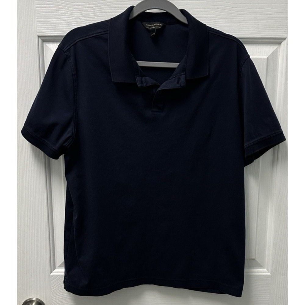 banana republic luxe touch performance polo men Read Description